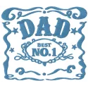 Dad Number 1 Stitching Pattern for Fathers