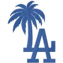 Tropical Dodgers Logo Stitching Pattern for Baseball Fans