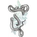 Jungle Snake Stitching Pattern for Wildlife Lovers