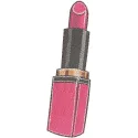 Bold Red Lips Embroidery with Vintage Glamour Flair
