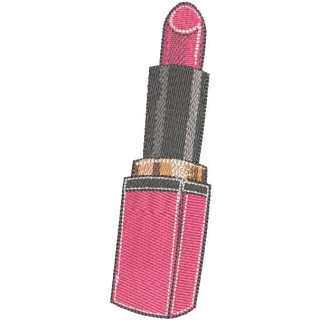 Red lipstick embroidery design - Embroidery Design