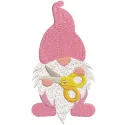 Gnome with Scissors Stitching Pattern for Crafters