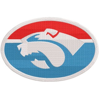 Western Bulldogs football club logo embroidery design - Embroidery Design