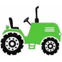 Charming Green Tractor Bringing Rustic Farm Life to Stitch