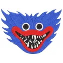 Playful Mischief Captured: Huggy Wuggy Face Embroidery