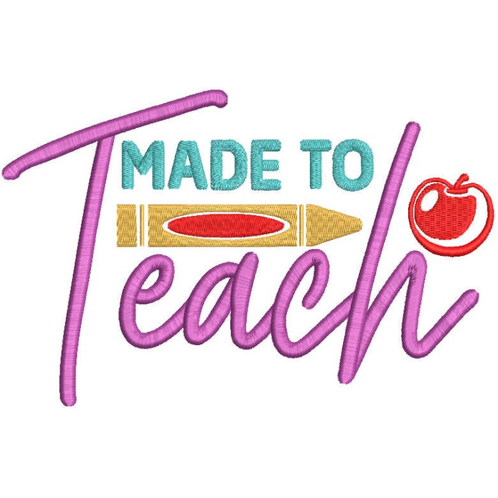Made to teach embroidery design - Embroidery Design