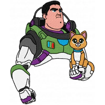 Buzz Lightyear with Socks Stitching Pattern