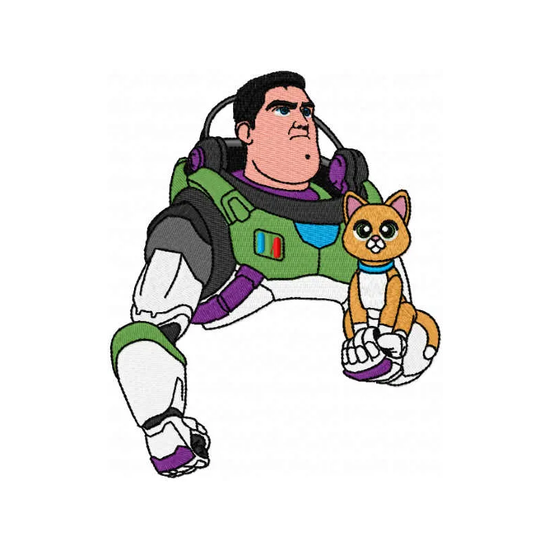 Buzz Lightyear with Socks Stitching Pattern