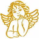 Dreaming Baby Angel Stitching Pattern for Nurseries