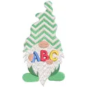 Gnome with Alphabet Stitching Pattern for Crafters