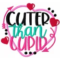 Cuter Than Cupid Romantic Stitching Pattern