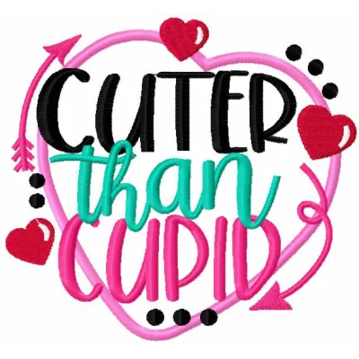 Cuter Than Cupid Romantic Stitching Pattern
