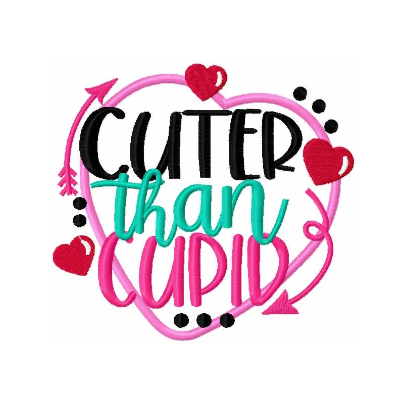 Cuter Than Cupid Romantic Stitching Pattern