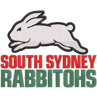 South Sydney Rabbitohs logo embroidery design - Embroidery Design