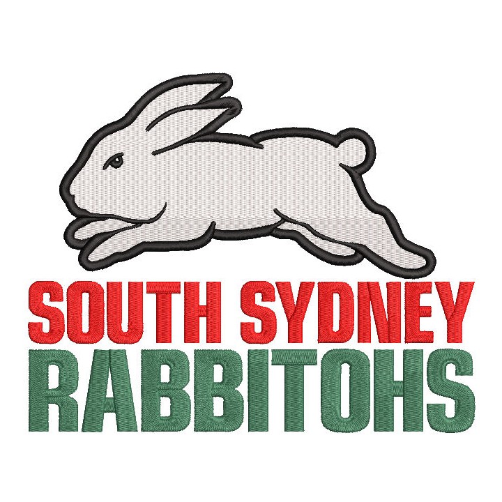 South Sydney Rabbitohs logo embroidery design - Embroidery Design