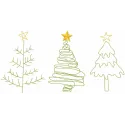 Children's Christmas Tree Stitching Pattern