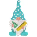 Gnome Geometric Rulers School Embroidery Design