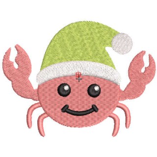 Dancing santa claws embroidery design - Embroidery Design