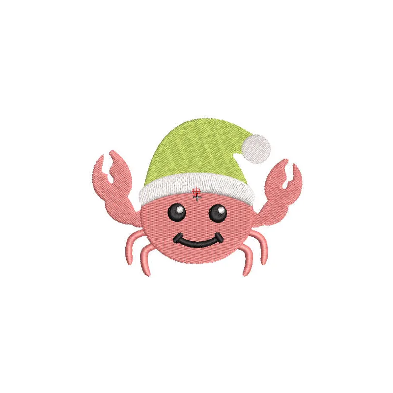 Dancing Santa Claws Stitching Pattern for Holiday Fun