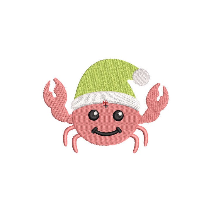 Dancing santa claws embroidery design - Embroidery Design