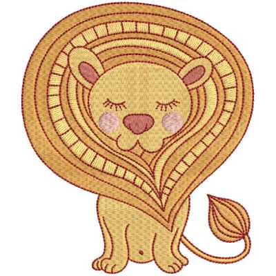 Majestic Lion Art Stitching Pattern for Crafters