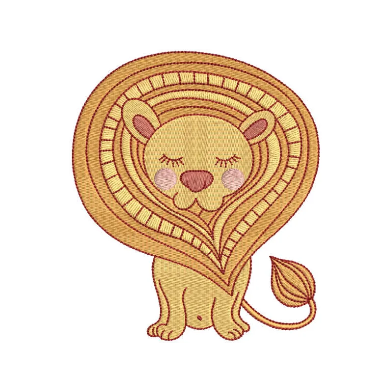 Majestic Lion Art Stitching Pattern for Crafters