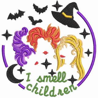 I smell children embroidery design - Embroidery Design