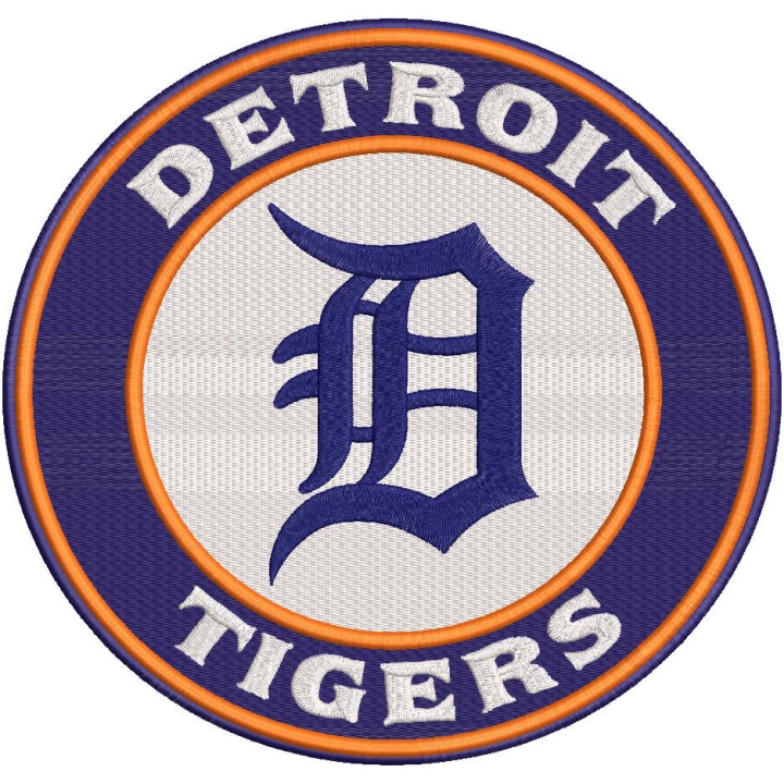 Detroit Tigers Classic Logo embroidery design - Embroidery Design