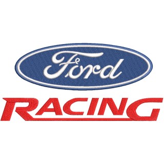 Ford racing logo embroidery design - Embroidery Design