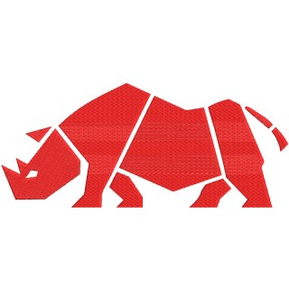 Suzuki Jimny Rhino embroidery design