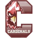 Cardinal big C embroidery design