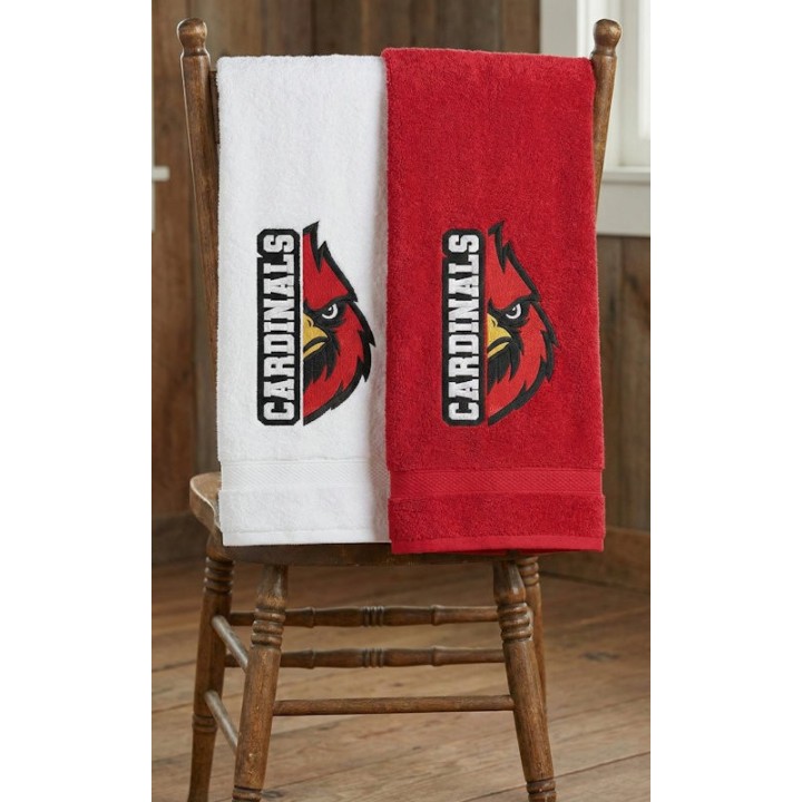 Cardinals Art Embroidery Design | Bold Team Logo