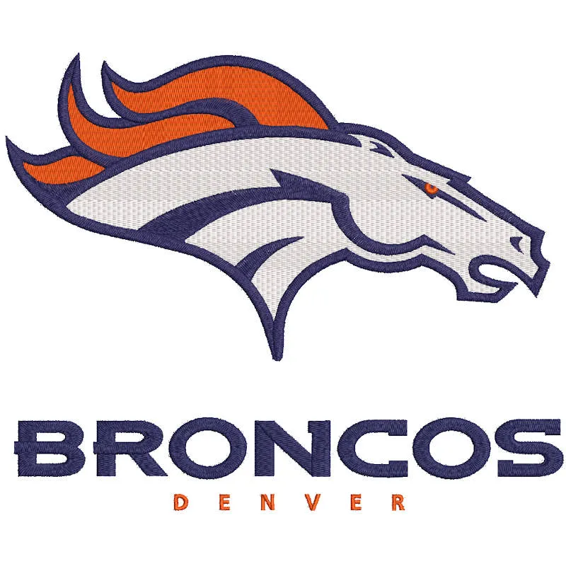 Denver Broncos Primary logo embroidery design