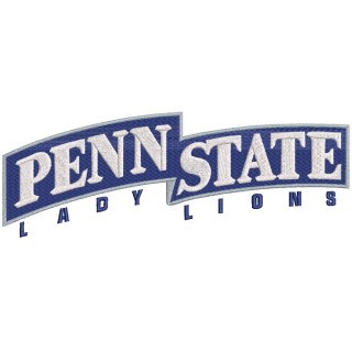 Penn State Nittany Lions Wordmark Logo embroidery design