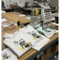 Hoodies with Batman sketch art embroidery design