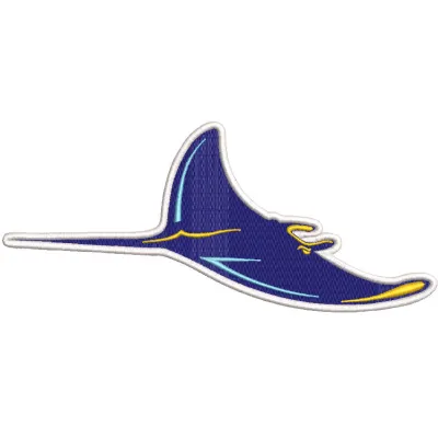 Tampa Bay Rays alternate logo embroidery design