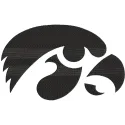 Iowa Hawkeyes Primary Logo embroidery design