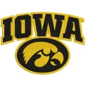 Iowa Hawkeyes Secondary Logo embroidery design