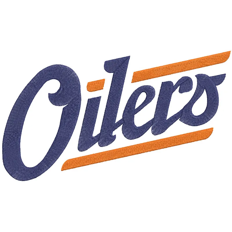 Edmonton Oilers jersey logo 2025 embroidery design