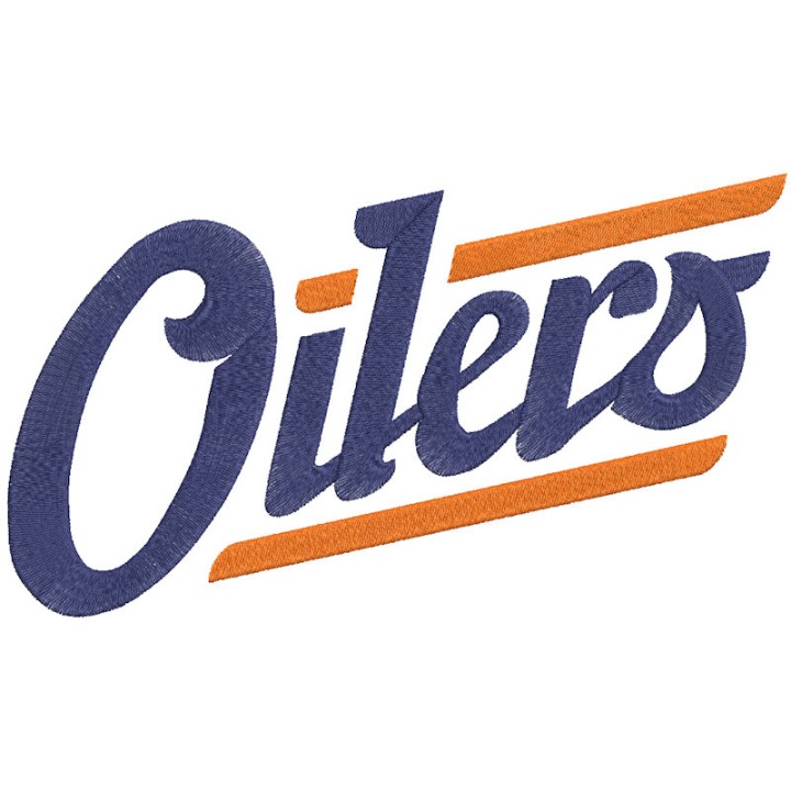 Edmonton Oilers jersey logo 2025 embroidery design