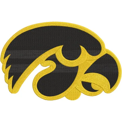 Iowa Hawkeyes Alternate Logo embroidery design
