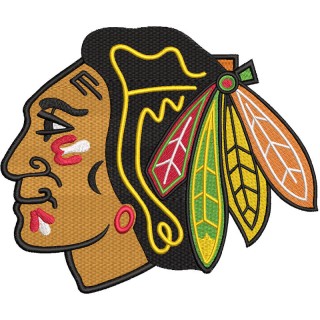 Chicago Blackhawks Primary Logo embroidery design