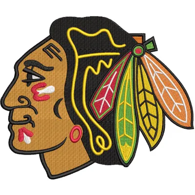 Chicago Blackhawks Primary Logo embroidery design