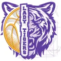 Lady Tigers Logo embroidery design