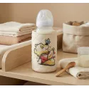 Bottle thermo cover with Winnie pooh summer vibes embroidery design
