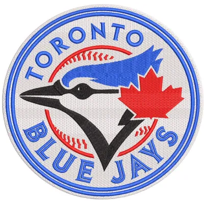 Toronto Blue Jays embroidery design featuring the team's logo, ideal for stitching on caps and jerseys.
