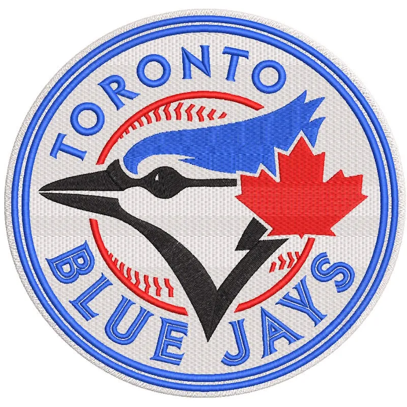 Toronto Blue Jays embroidery design featuring the team's logo, ideal for stitching on caps and jerseys.