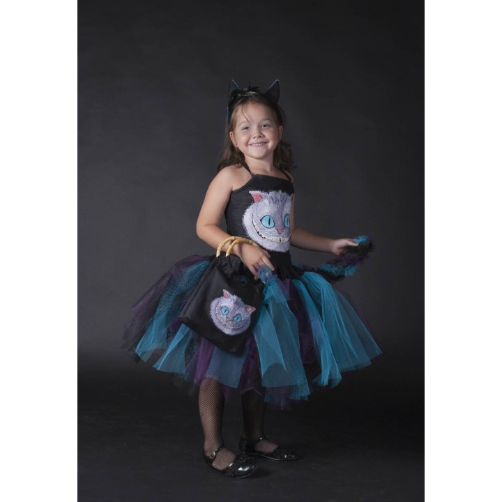 Mischievous Cheshire Cat Embroidery Design