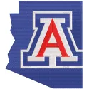 Arizona Wildcats Blue State embroidery design