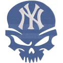 New York Yankess Punisher embroidery design